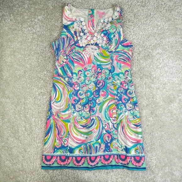 Lilly Pulitzer Gabby Shift Dress 4 - Picture 2 of 11